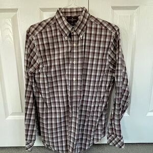 Black Brown 1826 Men's Button Down Shirt | Size M